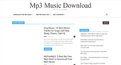 Desktop Screenshot of mp3musicdownloader.net