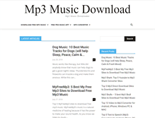 Tablet Screenshot of mp3musicdownloader.net